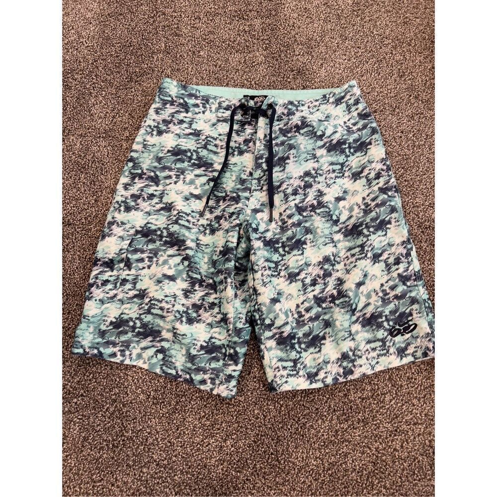 Nike 6.0 Youth Board Shorts Swim Trunks Size 14 Blue Camo